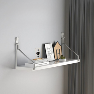 인테리어 거실 다용도 벽걸이 선반, 화이트, 1단