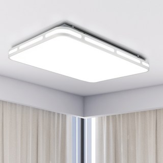 Mellibing LED 三星晶片 Jashareu 熱銷款客廳燈 照明 晝光色 100W, 白色