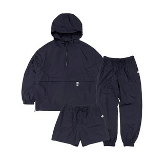 Urban dtype 防風半拉鍊式長袖T恤+長褲+短褲