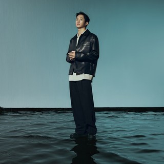 Mind Bridge 男款皮革外套 MXJP2104