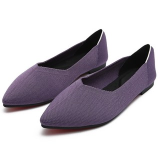 Star冷色調編織鏤空平底鞋