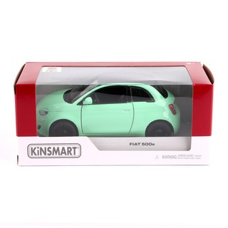 KiNSMAR Fiat 500E 淡色壓鑄 KT5440Y, 綠色, 1個