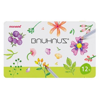 monAmi 鐵盒色鉛筆組, 12色, 1組