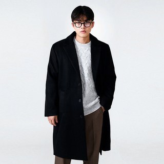 빅사이즈클럽 남성용 울라이크 싱글 코트