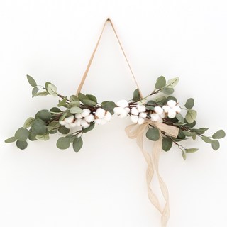 Morning Scent 仿真棉花牆面掛飾 1入, 混合顏色, 不適用