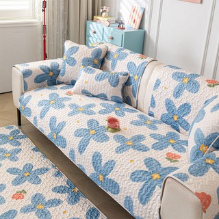 알럽홈 플라워 패턴 봄 누빔 소파 패드 L261-0085T170