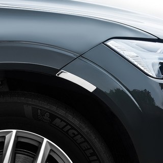 CARTEM CICIDO 葉子板反光安全貼紙 CT244 2入, 1套, 銀白色