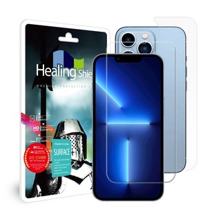 Healing Shield 2.5D LCD保護鋼化玻璃手機膜+後置套組, 1個