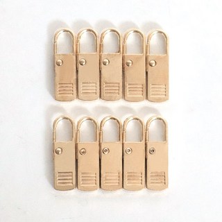 Market Plan 自製拉鍊拉片, 10個, 金色