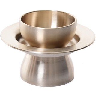 Notdam 方字鍮器 祭祀杯 + 祭祀杯座 套組, 1組