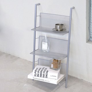 EVER HOUSE 雜誌架 書塔 立式 壁掛層架, 銀色, 3層