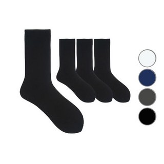 Doobalro 女性簡約素色長筒襪 4雙