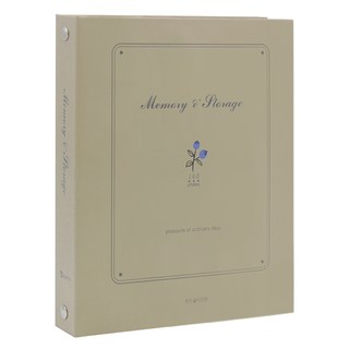 작은사진관 메모리 포켓 앨범 4X6 160포켓, 베이지, 40매