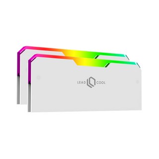 LEADCOOL ARGB 記憶體散熱片 白色 RH-1 EVO 2入