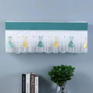 Lilypick 可愛壁掛式冷氣防直吹擋風板 兔子薄荷綠 寬 92cm