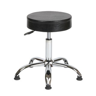 Dori Furniture 圓形固定式多用途椅, 1個, 黑色