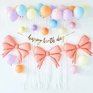 핑크 파티 풍선 세트