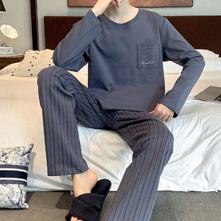 Style Contact 男士長袖上衣 + 下著睡衣組 SP-7611