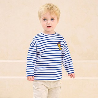 milkmile 兒童條紋恐龍T恤