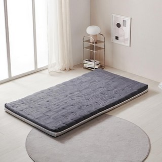 HOME JOBS 9區舒眠折疊式薄墊床墊 + 收納束帶套組