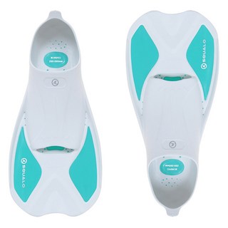 Squalo 短蛙鞋 3 + 網袋 套組, 薄荷