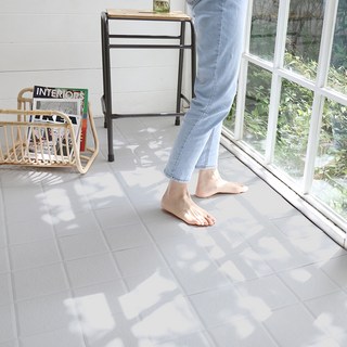 Promade Tools 水泥風格拼接地板, 淺灰色, 36個