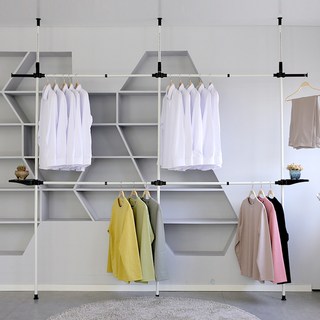 匠心傑作 四層衣架, 白色, 1個