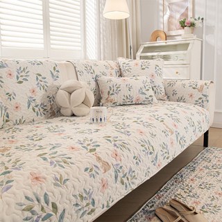 알럽홈 플라워 패턴 봄 누빔 소파 패드 L261-0085T270
