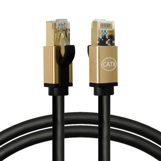 칼론 CAT.8 S-FTP 초고속 랜케이블, 골드, 1개, 3m