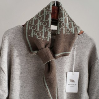 Vavisoo Lise Dior 環扣針織圍巾