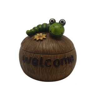 迷你椰子造型附蓋菸灰缸 RA040, 毛毛蟲, 1個