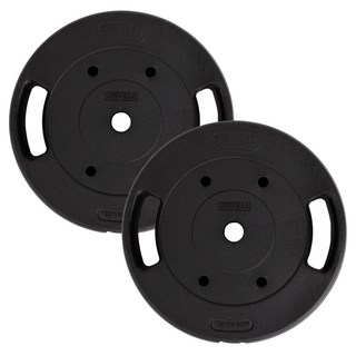 ALEAF 動態輕量槓鈴片 30mm適用, 黑色, 2個, 10kg