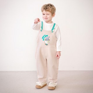 mollimelli 迪士尼兒童美女與野獸阿奇吊帶褲