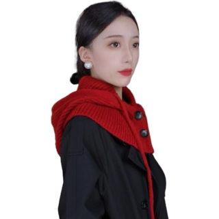 Tommy Shop 冬季防寒連帽巴拉克拉瓦頭套圍巾