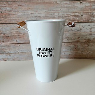 Homeflow 復古風無排水孔鐵皮花盆, 1個, 2