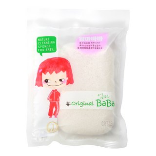 mamababa 蒟蒻海綿 經典款, 白色, 1個