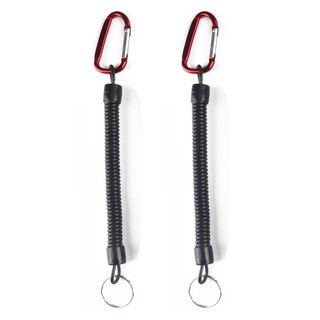 City Company 彈簧繩登山扣, 紅色, 2個