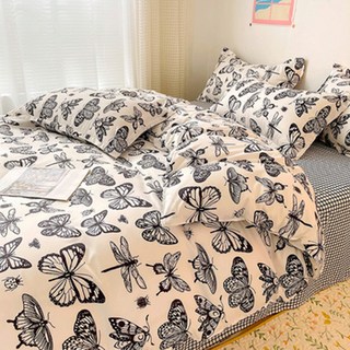 亞麻復古圖案寢具組