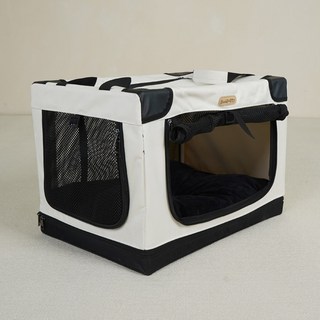 REDPUPPY 寵物Take柔軟籠子, 1個, 象牙白