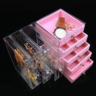 Full-Covered 高級透明3層5層飾品收納盒 一般款