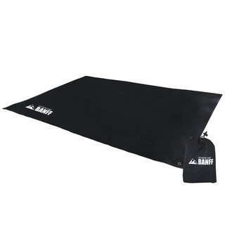 밴프 방수매트 + 보관가방, 블랙