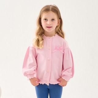 Esther Bunny Little 蝴蝶結點綴雙面針織開襟衫