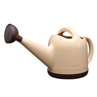 anplant 復古大型灑水壺 4公升, 咖啡米色, 1個