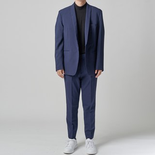 Applee 男士燕尾服領單釦西裝外套長褲西裝套裝