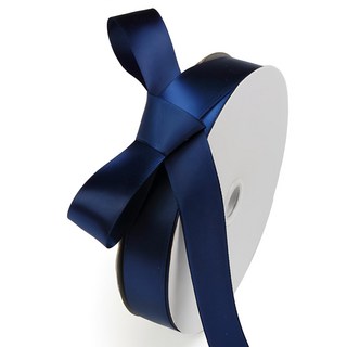 吉爾格里 禮物包裝緞面緞帶 25mm, 海軍藍, 36m, 1捲
