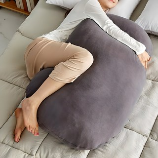 livmom 軟糯麻糬愛用腰部靠墊, 炭灰色