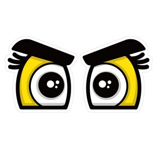 Mungkiwoldeu 高亮度 保持安全距離 反光貼紙 大型 集中, 1套, 混合顏色