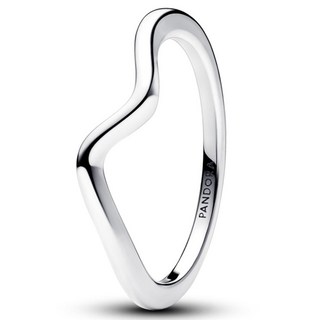 Pandora 潘多拉 女款 拋光波浪戒指 193095C00