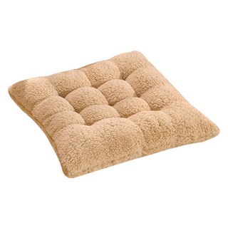Everhouse 厚實方形椅子坐墊 米色 40 x 40 cm