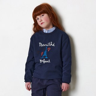 MaritheFrancoisGirbaud 兒童 ENFANT EIFFEL TOWER 運動衫